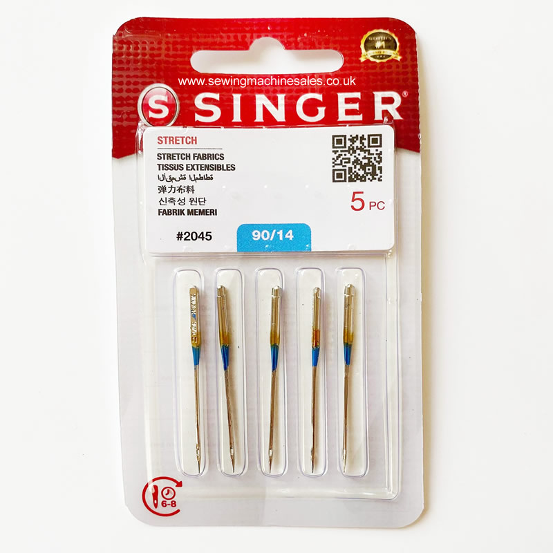 SINGER Regular Ball Point Sewing Machine Needles, Size 90/14 - 4